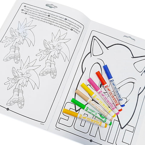 Crayola Sonic The Hedgehog Coloring and Activity Book