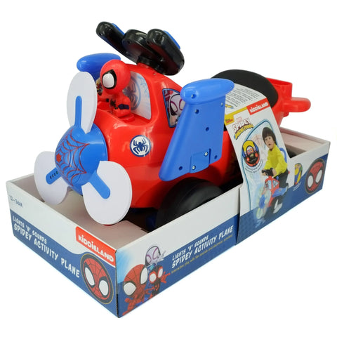 Marvel Lights ‘N’ Sounds Spidey Activity Plane Ride-On