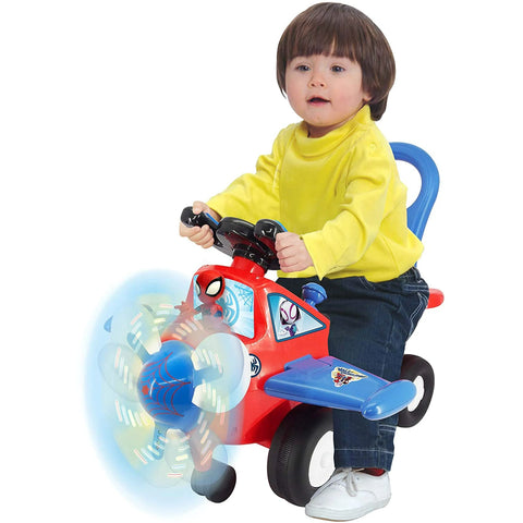 Marvel Lights ‘N’ Sounds Spidey Activity Plane Ride-On