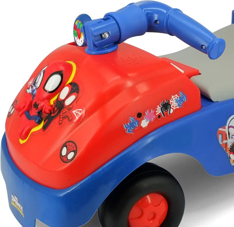 Kiddieland Disney Spidey Lights N' Sounds Activity Ride-On