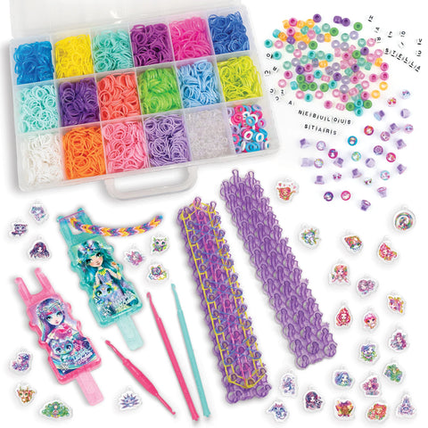 Nebulous Stars Rainbow Loom Besties Forever Bracelet Set