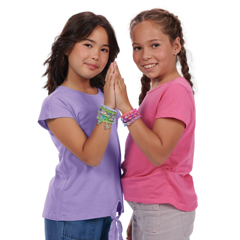 Nebulous Stars Rainbow Loom Besties Forever Bracelet Set