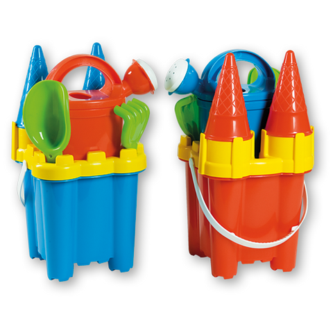 Androni Seaside Set With Ice Cream Cones And Tower Beach Bucket