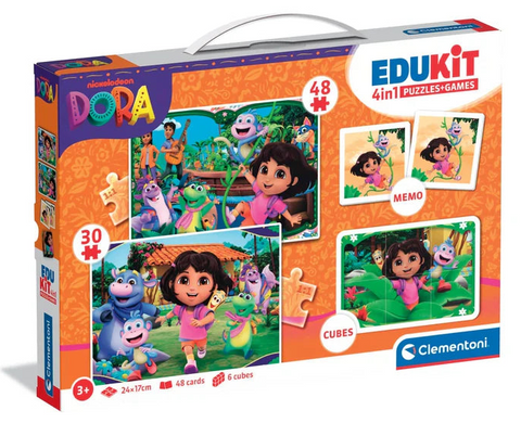Clementoni Edukit 4 in 1 Dora The Explorer