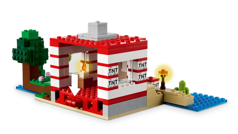 LEGO - Minecraft The TNT Jungle House 21275 287 Pieces
