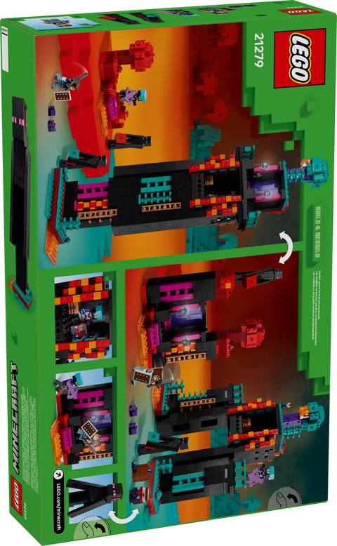 LEGO - Minecraft The Enderman Tower 21279 867 Pieces