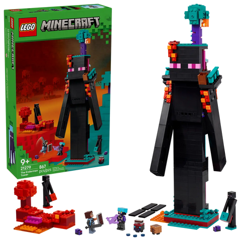 LEGO - Minecraft The Enderman Tower 21279 867 Pieces
