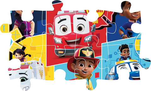 Clementoni Maxi SuperColor Disney Junior FireBuds 24 Pieces