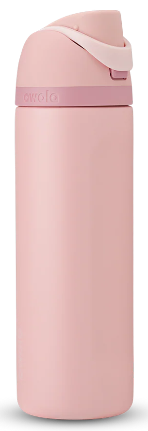 Owala FreeSip Insulated Water Bottle 24oz Rose Quartz