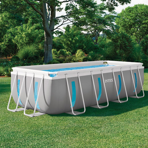 Intex Prism Frame Clearview Above Ground Round Pool 400x200x122cm