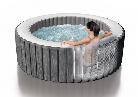 Intex PureSpa Bubble Greywood Deluxe Spa 196x71cm 4 Person