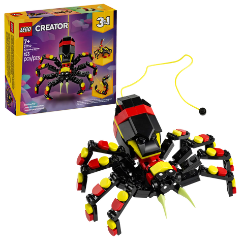 LEGO - Creator 3 in 1 Wild Animals: Surprising Spider 31159 153 Pieces