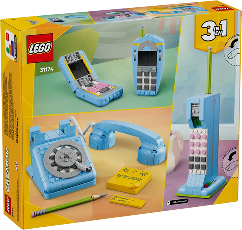 LEGO - Creator 3 In 1 Retro Telephone 31174 383 Pieces