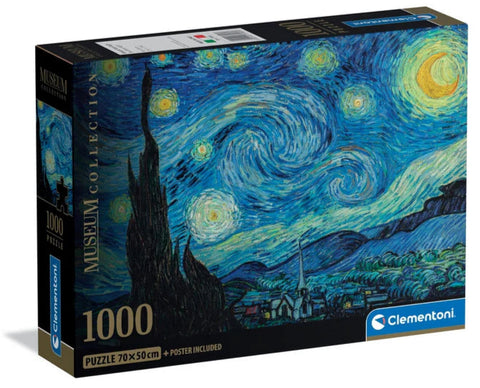 Clementoni Museum Van Gogh The Starry Night Puzzle 1000 Pieces