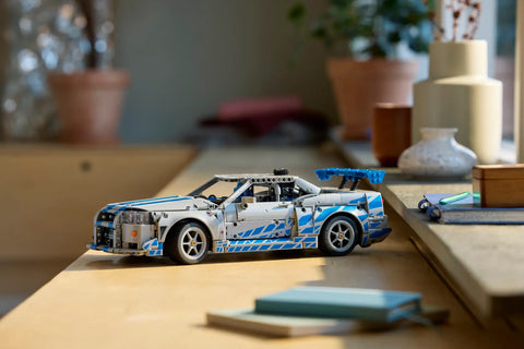 LEGO - Technic 2 Fast 2 Furious Nissan Skyline GT-R (R34) Car 42210 1410 Pieces