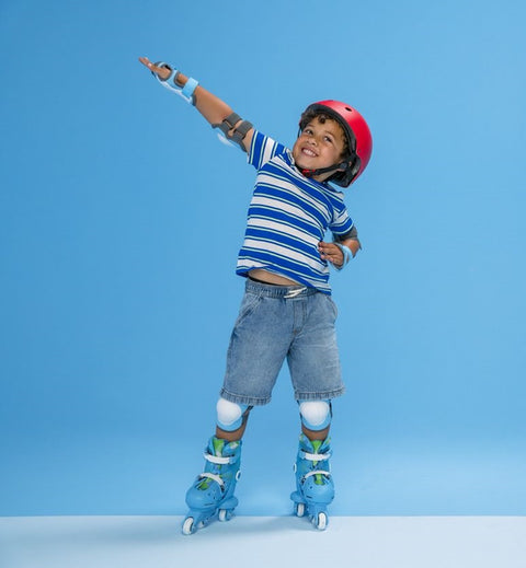 Yvolution Twista Skates Blue Size 23-28