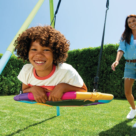 Intex Colorful Swing Set with 2 Bird's Nest and Swing Set 254x235x200cm
