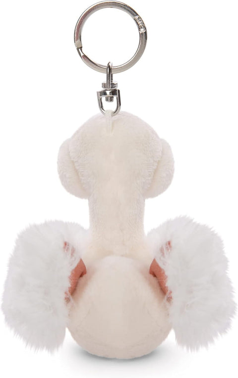 Nici Love Swan Key Ring White 8cm