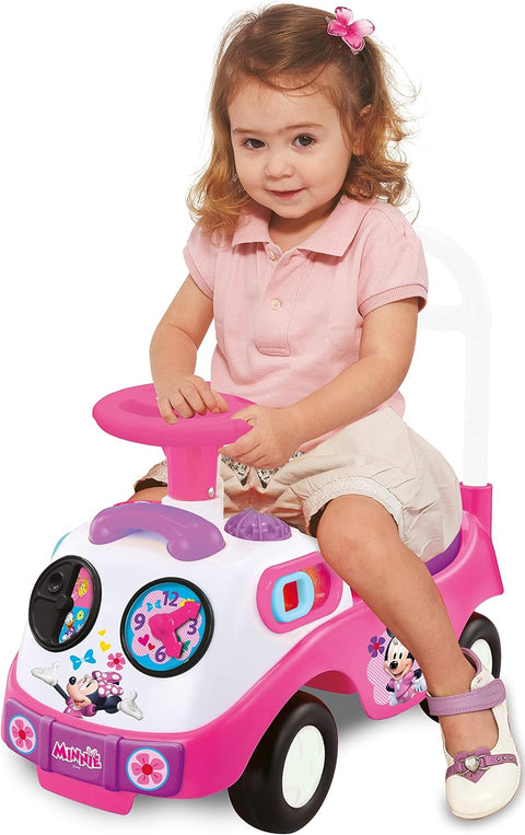 Kiddieland Disney Mini Mouse Lights N' Sounds Activity My First Ride-On