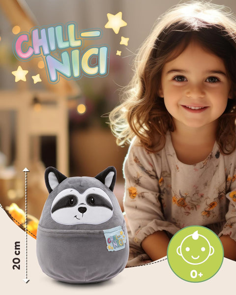 Nici Soft Toy Chill-NICI Raccoon 20cm