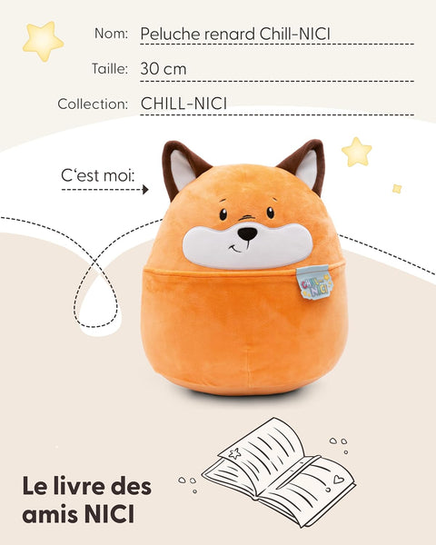 Nici Soft Toy Chill-NICI Fox 30cm