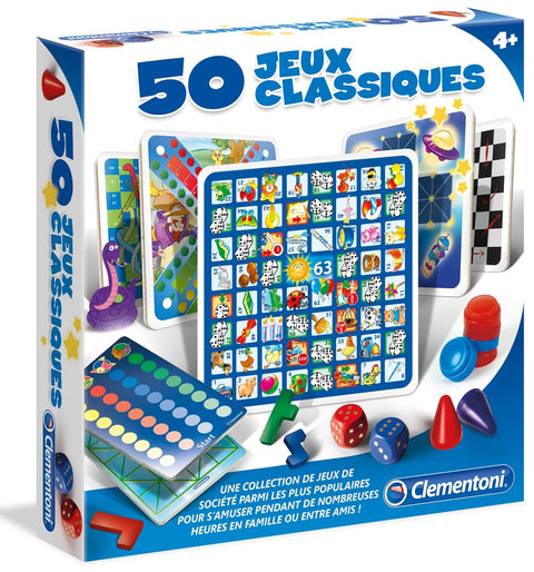 Clementoni 50 Games in 1 Jeux Classiques