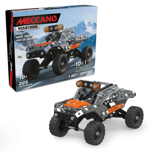 Meccano Masters 10-in-1 Race Truck 25212 225 Pieces