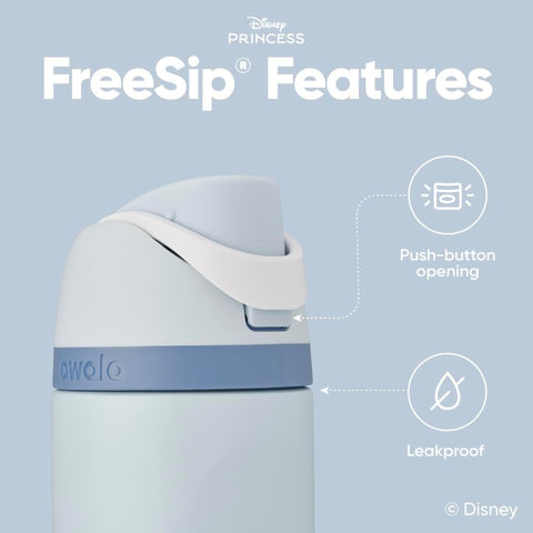Owala FreeSip Insulated Water Bottle 24oz Sea Salt