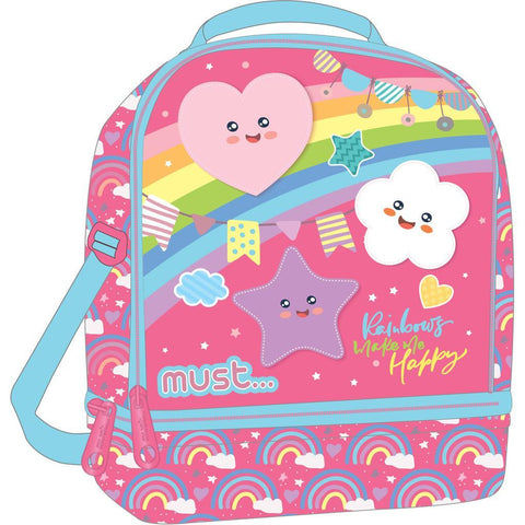 Must Rainbow Isothermal Lunch Bag 24cm