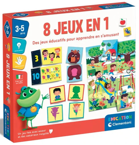 Clementoni Education, 8 Jeux en 1