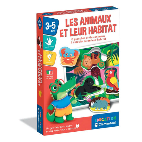 Clementoni Éducation, Les Animaux Et Leur Habitat