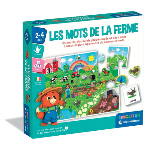 Clementoni Éducation, Les Mots De La Ferme