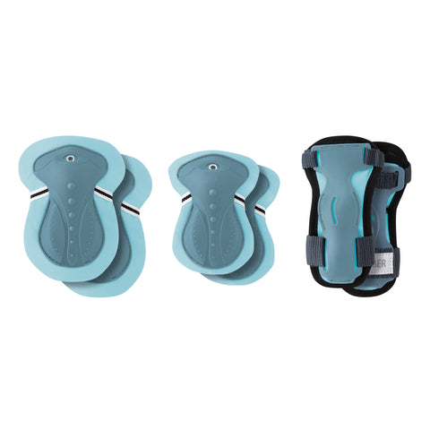 Globber Protective Junior Set Pastel Blue XS 6-10 Years