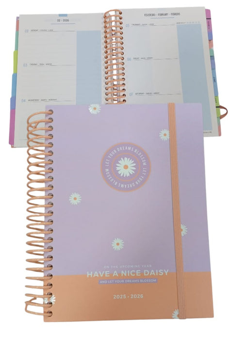 Kstationery Bloom Agenda 2025-2026