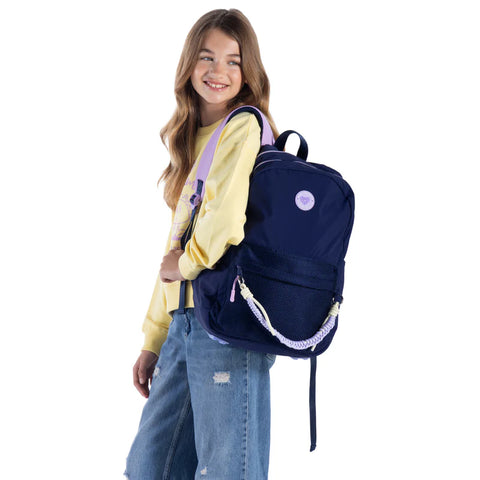 DKT Marshmallow Meshy Navy Miss Lemonade Backpack 43cm