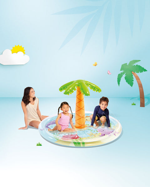 Intex Palm Tree Spray Kiddie Pool 147x104cm