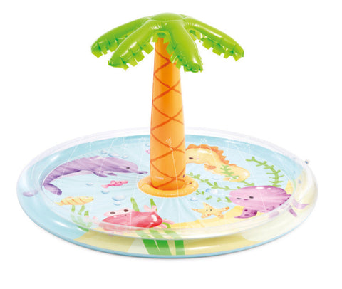 Intex Palm Tree Spray Kiddie Pool 147x104cm