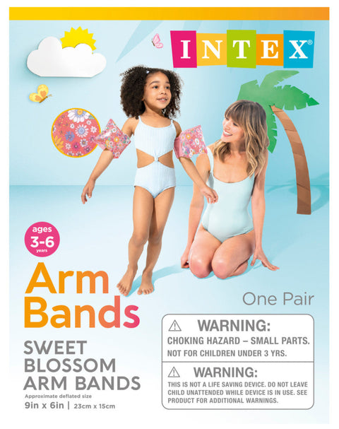 Intex Sweet Blossom Inflatable Arm Band Floaties