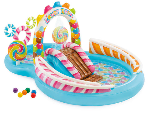 Intex Candy Zone Inflatable Play Center w/ Slide 295x191x130cm