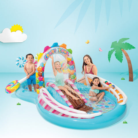 Intex Candy Zone Inflatable Play Center w/ Slide 295x191x130cm