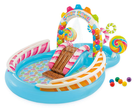 Intex Candy Zone Inflatable Play Center w/ Slide 295x191x130cm