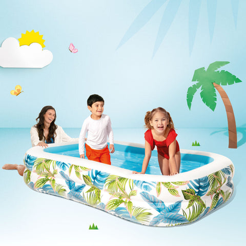 Intex Tropical Swim Center Family Inflatable Pool 229x152x48cm