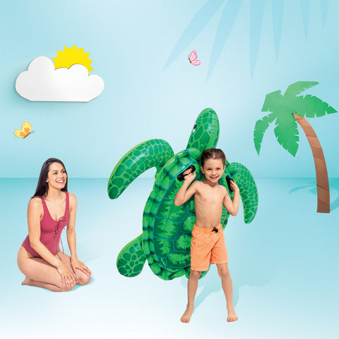 Intex Lil' Sea Turtle Ride-On Inflatable Pool Float 150x127cm