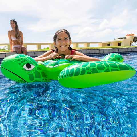 Intex Lil' Sea Turtle Ride-On Inflatable Pool Float 150x127cm