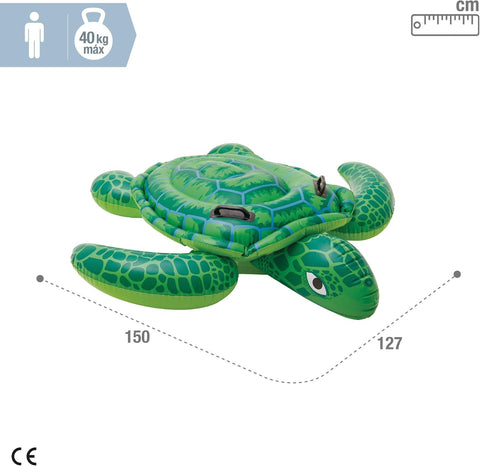 Intex Lil' Sea Turtle Ride-On Inflatable Pool Float 150x127cm