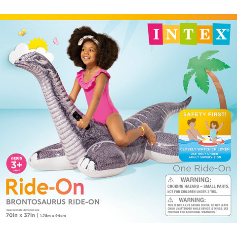 Intex Brontosaurus Ride-On Inflatable Pool Float 178x94cm