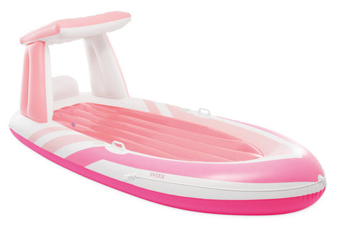 Intex Pink Paradise Inflatable Boat Float 257x135cm