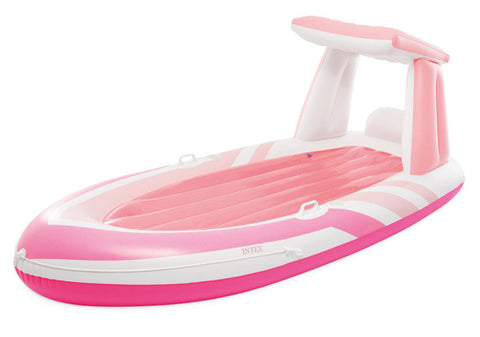 Intex Pink Paradise Inflatable Boat Float 257x135cm