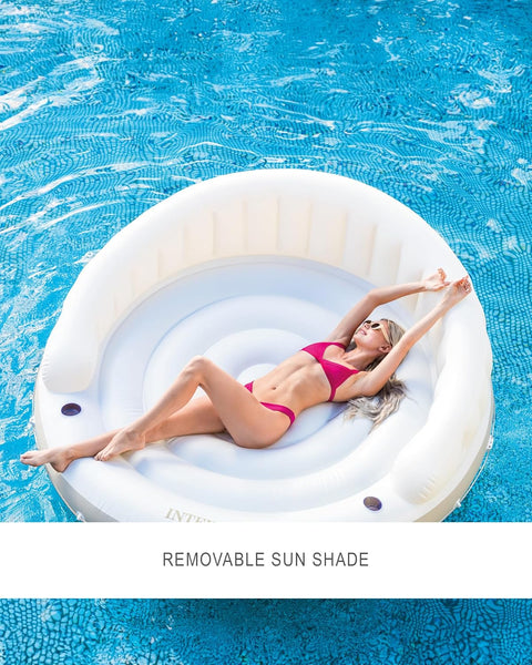 58292 Intex Canopy Inflatable Pool Island Float 200x150cm