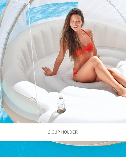 58292 Intex Canopy Inflatable Pool Island Float 200x150cm